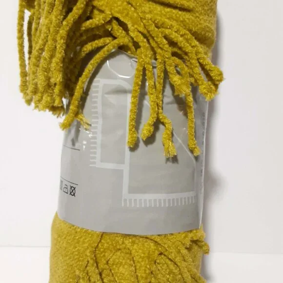 Discontinued IKEA Felicia Throw Blanket Fringe Acrylic 51" x 67" 130x170 cm NEW - Picture 3 of 8